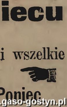 1246.Reklama z Oredownika Urzedowego Powiatu Gostynskiego (1925 r.)