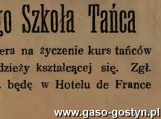 1248.Ogloszenie z Oredownika Urzedowego Powiatu Gostynskiego (1925 r.)