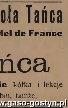 1261.Ogloszenie z Oredownika Urzedowego Powiatu Gostynskiego (1925 r.)