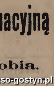 1264.Ogloszenie z Oredownika Urzedowego Powiatu Gostynskiego (1925 r.)