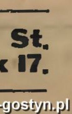 1268.Ogloszenie z Oredownika Urzedowego Powiatu Gostynskiego (1925 r.)