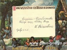 127. Telegram slubny - Gostyn 1931r.