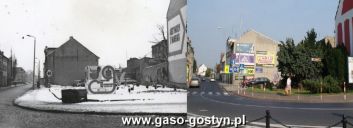 127.Gostyn- naroznik Rynku i ul.Wolnosci (1980 r.) a w 2014 r. ul. Jana Pawla II