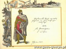 1285.Telegram slubny (Gostyn, 1931 r.)