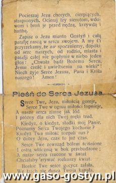 1292.Pamiatka poswiecenia pomnika Serca Jezusowego w Gostyniu dokonanego przez biskupa Walentego Dymka,wydana w drukarni Antoniego Skrzyneckiego  (21 lipca 1929 r.)