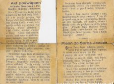 1292.Pamiatka poswiecenia pomnika Serca Jezusowego w Gostyniu dokonanego przez biskupa Walentego Dymka,wydana w drukarni Antoniego Skrzyneckiego  (21 lipca 1929 r.)