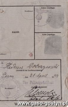1302.Kenkarta (niem. Kennkarte, karta rozpoznawcza) â dokument tozsamosci wydawany przez okupacyjne wladze niemieckie