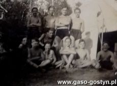 1309.Oboz gostynskiej III Druzyny Harcerskiej w Karchowie (1935 r.)