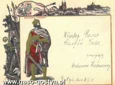 132. Telegram slubny - Gostyn 1931r.