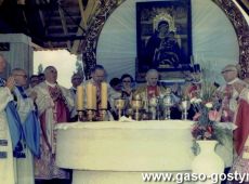 1324.W 1978 roku metropolita krakowski kardynal Karol Wojtyla przewodniczyl uroczystym obchodom 50-lecia koronacji obrazu Matki Boskiej Swietogorskiej