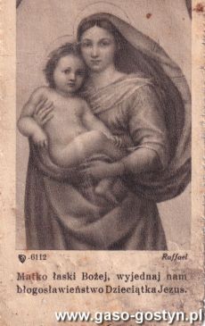 1329.Pamiatka prymicji ksiedza Mariana Wichlacza COr z Kongregacji Oratorium Sw. Filipa Neriusza (Tarnow-Gostyn, 1951 r.)