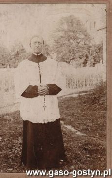 1331.Brat Walenty Ratajczak COr - filipin swietogorski, ostatni brat przed kasata zakonu, zyl 92 lata, zmarl w 1918 r., zostal pochowany w podziemiach kosciola swietogorskiego (zdjecie z przelomu XIX i XX wieku)