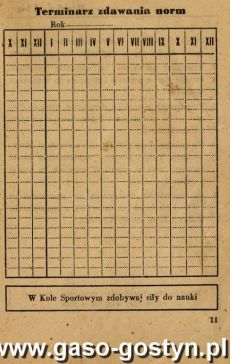 1333.Legitymacja kontrolna odznaki Sprawny do Pracy i Obrony (1951 r.)