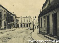 1352.Bahnhofstrasse (ulica Kolejowa) w Gostyniu - okres okupacji niemieckiej