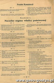 1355.Projekt Konstytucji Polskiej Rzeczypospolitej Ludowej (1952 r.)