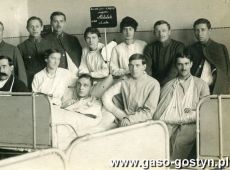 1359.Powstanie Wielkopolskie - szpital w Gostyniu, ranny w reke 18-letni szeregowiec Michalak (26 stycznia 1919 r.)