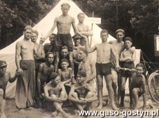 1361.Oboz gostynskiej I. Druzyny Harcerskiej im. T. Kosciuszki  w  Ostrowiecznie (1933 r.)