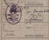 137. Kennkarte Zbigniewa Kolomlockiego wystawione przez Generalne Gubernatorstwo w Krakowie- 1942r.