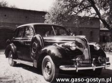 1395.Amerykanskie auto marki Buick - wlasnosc szambelana Edwarda Potworowskiego z Goli (Gola, sierpien 1939 r.)