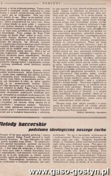 1405.„Harcerz” – jednodniowka wydana 16 wrzesnia 1945 roku z okazji koncentracji hufca gostynskiego