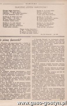 1407.âHarcerzâ â jednodniowka wydana 16 wrzesnia 1945 roku z okazji koncentracji hufca gostynskiego