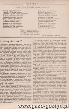 1407.„Harcerz” – jednodniowka wydana 16 wrzesnia 1945 roku z okazji koncentracji hufca gostynskiego