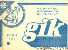 1416.Gostynski Informator Kulturalny (listopad 1974 r.)