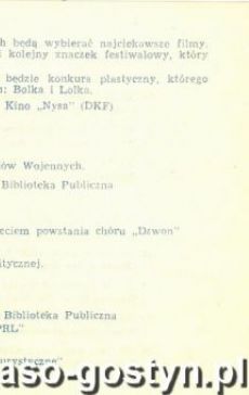 1423.Gostynski Informator Kulturalny (listopad 1974 r.)