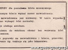 1444.Bilet miesieczny Panstwowej Komunikacji Samochodowej (PKS) - 1984 r.