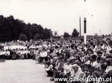 1447.Uroczystosc nadania im.Przemyslawa II Szkole Podstawowej nr 3 w Gostyniu (1966 r.)