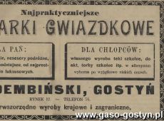 1483.Reklama z Oredownika Gostynskiego (1924 r.)