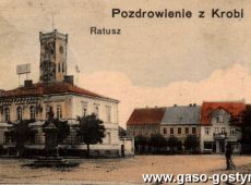 1498. Ratusz w Krobi (poczatek XX wieku)