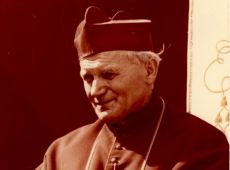 1507.Kardynal Karol Wojtyla w Gostyniu (1978r.)