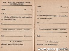 1511.Ksiazeczka wojskowa Jerzego Niestrawskiego, syna Hipolita burmistrza Gostynia (1949 r.)