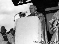 1519.Kardynal Karol Wojtyla w Gostyniu (1978r.)