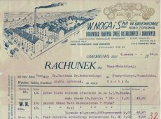 1526.Rachunek wystawiony w Kujawskiej Fabryce Swiec Oltarzowych i Domowych W.Noga i Spolka w Gniewkowie kolo Torunia dla ksiedza dziekana doktora Sobkowskiego w Starym Gostyniu (4 marca 1930 r.)