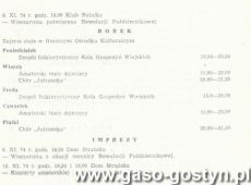 1543.Gostynski Informator Kulturalny z listopada 1974 roku