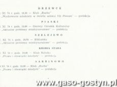 1544.Gostynski Informator Kulturalny z listopada 1974 roku