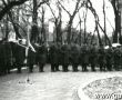 1559.Uroczystosc odsloniecia tablicy pamiatkowej na frontonie Szpitala w Marysinie upamietniajacej radziecki szpital polowy w 1945 roku (Piaski-Marysin, 4 listopada 1986 r.)