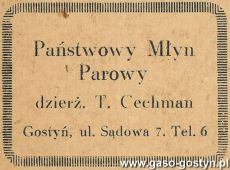 1572.Panstwowy Plyn Parowy w Gostyniu - reklama z 1948 roku