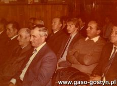 1576.Po odslonieciu tablicy w Marysinie, w sali Gminnego Osrodka Kultury w Piaskach odbyla sie Wojewodzka Akademia z okazji 69. rocznicy Rewolucji Pazdziernikowej (4 listopada 1986 r.)