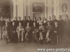 1591.Maturzysci Prywatnego Gimnazjum w Gostyniu (1934 r.)