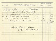 1592.Oferta na prace brukarskie przy kosciele parafialnym w Gostyniu wystawiona przez brukarza Antoniego Pekackiego z Gostynia