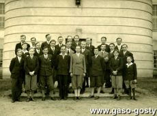 1593.Uczniowie gostynskiego Gimnazjum (ok.1935 r.)
