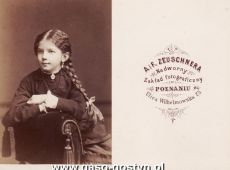 1601.Zofia Taczanowska (1863-1945) corka wlasciciela Szyplowa k. Jarocina, a od 1883 r. zona Jozefa Mycielskiego z Kobylopola k. Poznania (ok.1872 r.)