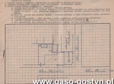 1604.Wniosek o ubezpieczenie od ognia Katolickiego Szpitala Sw. Ducha przy ulicy Koscielnej 5 w Gostyniu (1938 r.)