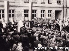 163.Szkola Podstawowa nr 1 w Gostyniu- nadanie imienia Czarnego Legionu (1972r.)