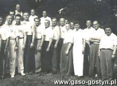 168. Towarzyski mecz kreglarski Start Gostyn-Warta Poznan (Gostyn-30.08.1959r.), zwyciestwo odniosla druzyna Startu Gostyn