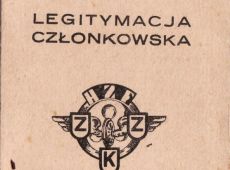 171. Legitymacja czlonkowska Zwiazku Zawodowego Pracownikow Kolejowych (1960r.)