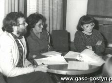 1723. VI Choragwiany Konkurs Recytatorski (Gostyn,11.01.1988r.)-jury w skladzie Sabina Kaczmarek,Barbara Mikolajska i Janusz Tycner